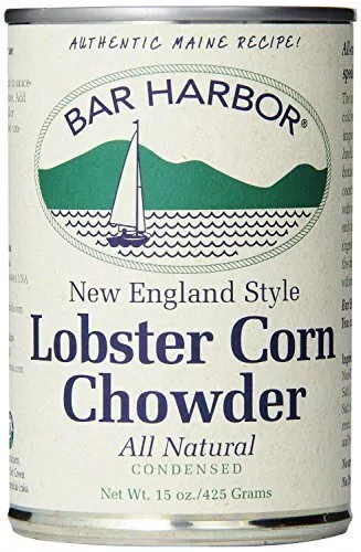 Bar Harbor CONDENSED New England Style Lobster Corn Chowder Pack of 3 15 oz C...