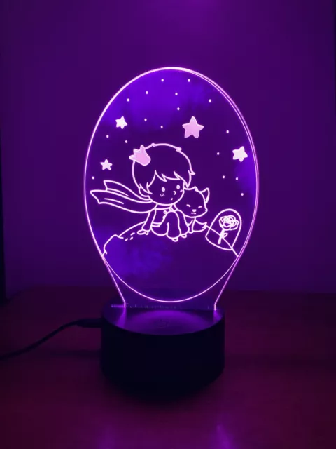 Good Night Moon 3D USB LED 7-Colors: Color Changing Night Light 2