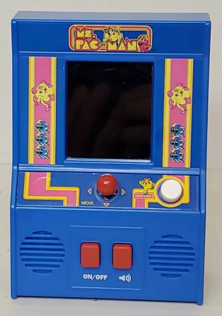 Ms Pac Man Retro Mini Arcade Handheld Game Classic Play 09614 Works