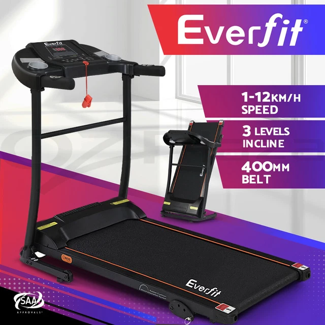 Electrical Excercise Machine EVERFIT TREADMILL ELECTRIC Incline Home Gym Exercise Machine Fitness ...