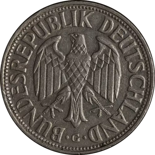 Germany: Federal Republic 1954-G Mark KM#110 Nice VF+ - Very Scarce