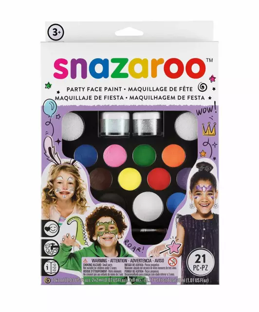 Snazaroo Ultimate Party Pack Face Paint & Body Painting Set