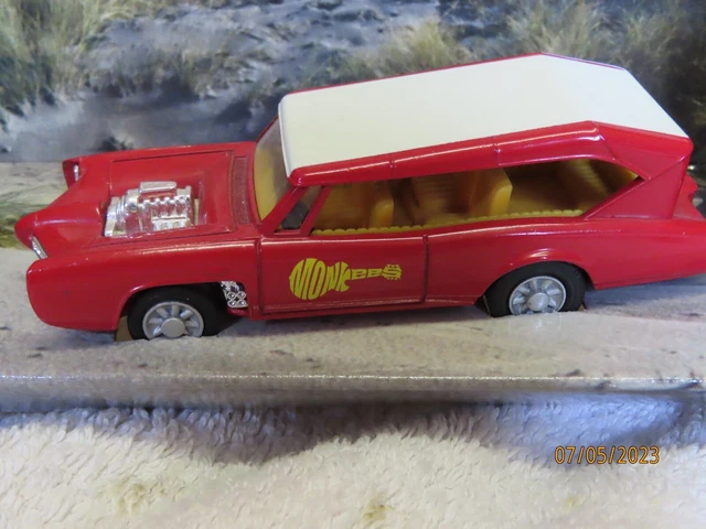 Corgi #CC52405 The Monkees Monkeemobile Red White Roof Boxed