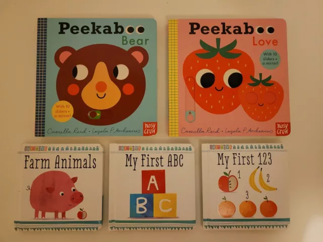 Baby Toddler Board Book Bundle