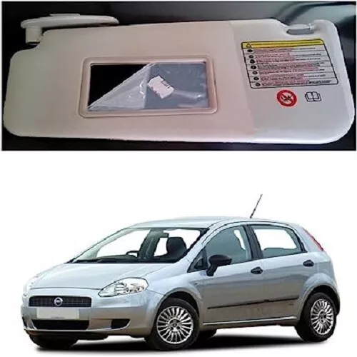 Aletta Parasole Fiat Grande Punto Pantina Destra DX Con Tasca E Specchio