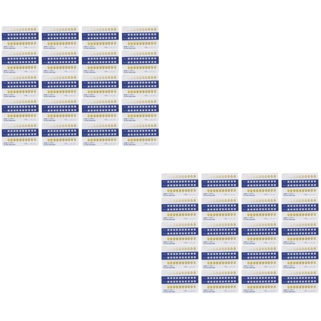 TOOTH CHART COLOR Chart Teeth Shade Chart £7.69 PicClick UK