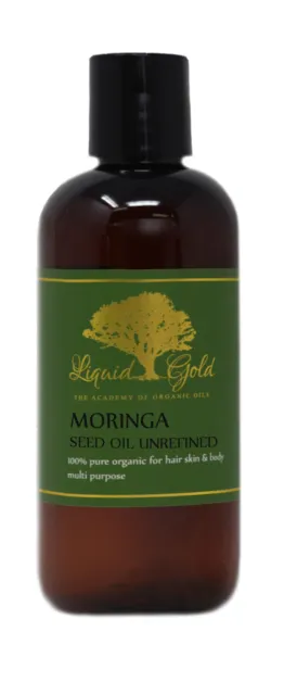 Unrefined Moringa Oil Pure Organic Best Quality All Natural Skin Care Anti-Aging