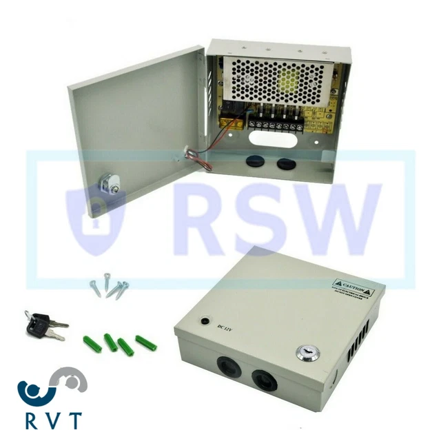 ALIMENTATORE STABILIZZATO SWITCHING 12 VOLT 5 AMPERE PER VIDEOSORVEGLIANZA, TELECAMERE, STRISCE LED - Foto 5