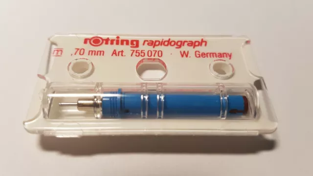 Rotring Rapidograph Zeichenkegel R755070 0,70mm *Blau* Neu OVP