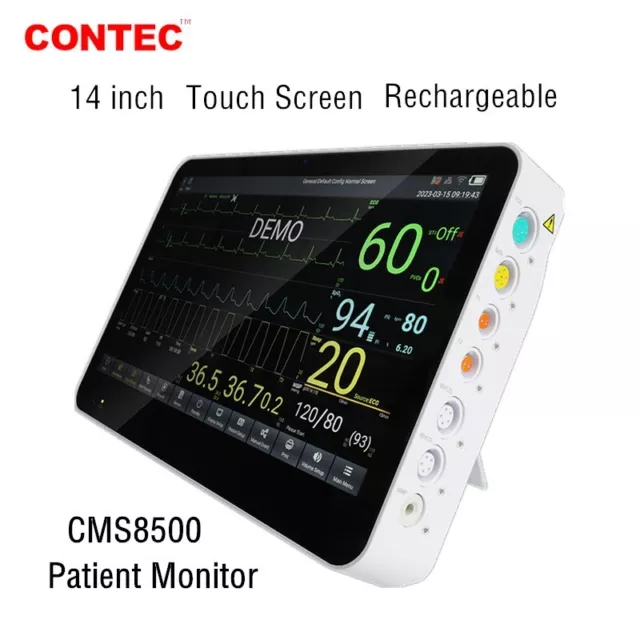 CONTEC CMS8500 Paitnet Monitor Touch 14 Inch Vital Signs Monitor 6 Parameters