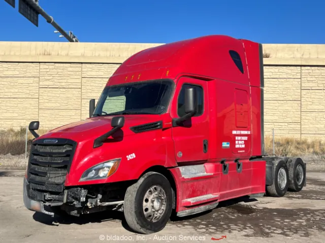 2019 Freightliner Cascadia T/A Semi Truck Tractor Sleeper Cab Diesel V6 bidadoo