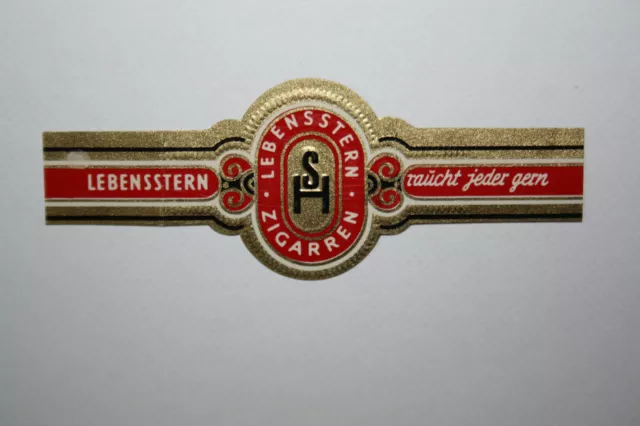 Alte Zigarrenringe Banderolen Bauchbinden Zigarren - LEBENSSTERN - Vintage