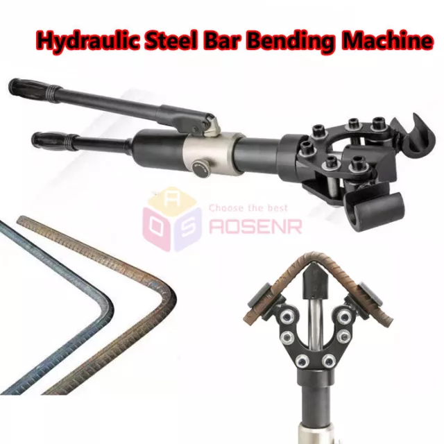Manual Hydraulic Rebar Bars Bender Hydraulic Reinforcing Steel Bar Bending Tool