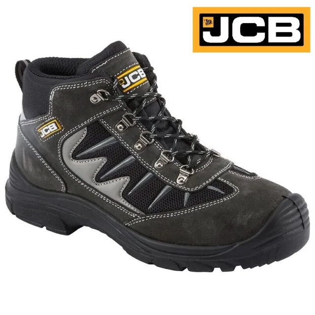 Mens Jcb Lightweight Womens Safety Work Boots Steel Toe Cap Trainers Shoes Size
