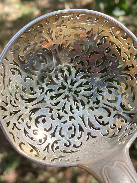 Cuillère à Sel Ou Sucre En Argent Massif – Style Asiatique – Occasion