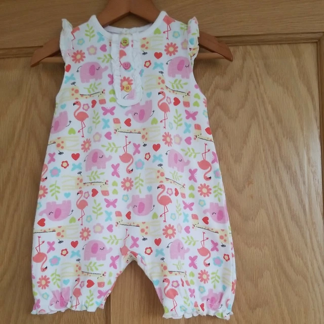 George Girls Romper Aged 6-9 Months