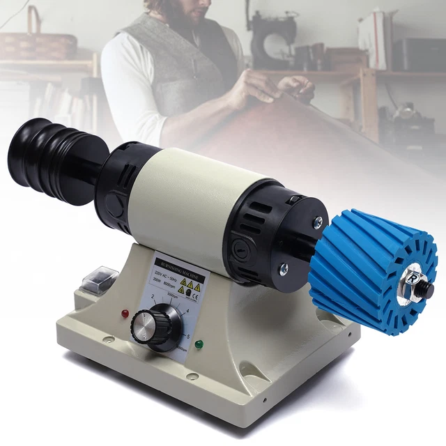 Máquina de pulido de cuero tampón de molienda de borde de cuero 8000 rpm 110 V