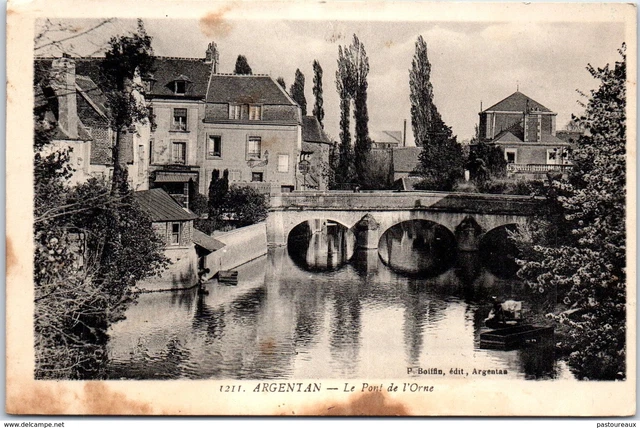 61 ARGENTAN - Le pont de l'Orne PAST/4302