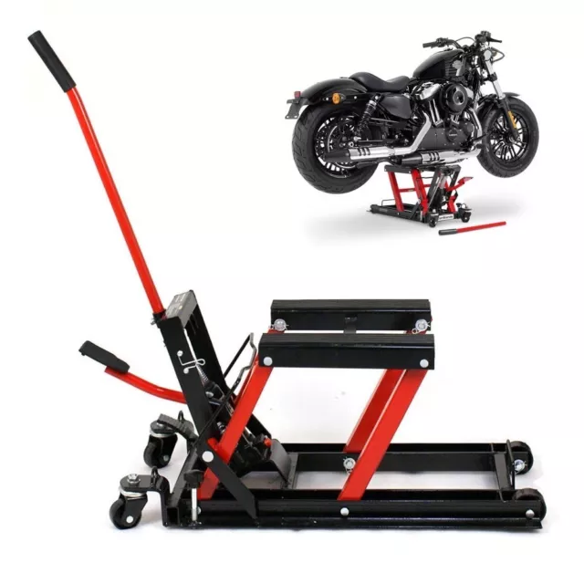 Leve Moto Hydraulique Roulant Moto Cross Enduro Béquille Atelier Elevateur  150kg