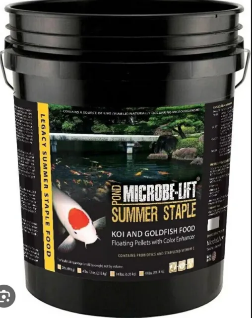 Microbe-Lift Legacy Koi & Goldfish Summer Staple Food net 14 lbs