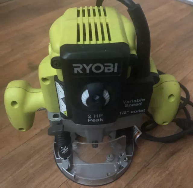 Ryobi 2HP 10A Plunge Router 1/2" collet RE180PL1G