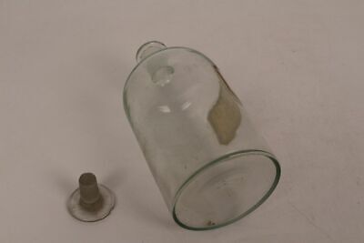 Apotheker Flasche Medizin Glas klar Tinct. Myrrhae antik Deckelflasche 11