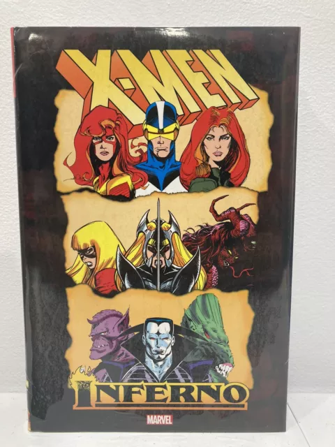 Uncanny X-Men Inferno Silvestri DM Variant Omnibus OOP Hardcover Marvel