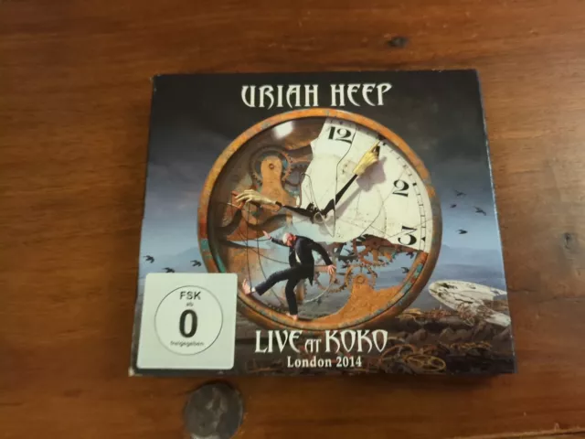 RARE Uriah Heep Live At Koko Deluxe Edition double CD and DVD