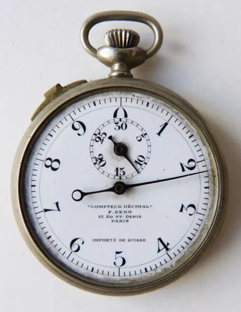 Chronomètre vintage pour pièces ou pour réparations, chronomètre
