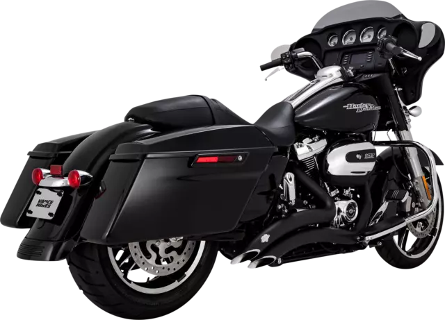 Vance & Hines Big Radius Exhaust System Black 46373