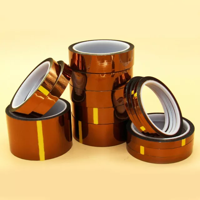 5/10/20/30/50mm 100ft Kapton Polyimide Heat Tape BGA Hot E0