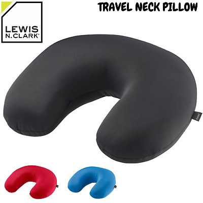Lewis N. Clark Microbead Air Travel Neck Pillow Neck Support Flight