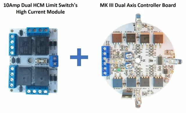 MKIII 12V fai da te Dual Axis PV Sun Tracking Controller 10A Modulo relè...