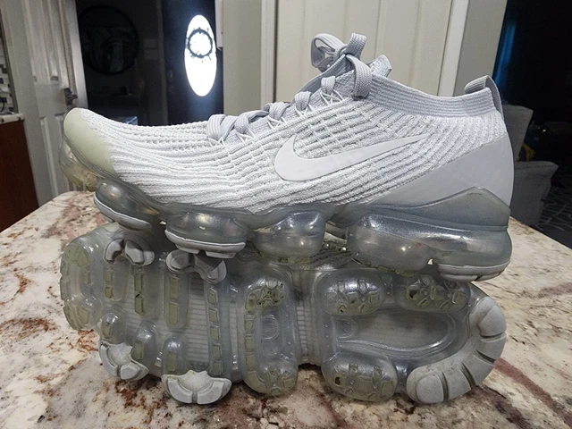 Nike Air Vapormax Flyknit 3 Pure Platinum White Size 8 Shoes AJ6900-102