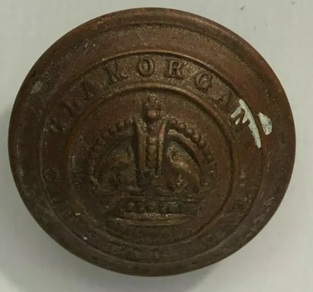 Obsolete Glamorgan Constabulary Button 1920's 27 mm