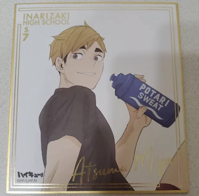 Haikyuu To The Top Shikishi Shinsuke Kita Art Board Japan Inarizaki Weekly  Jump