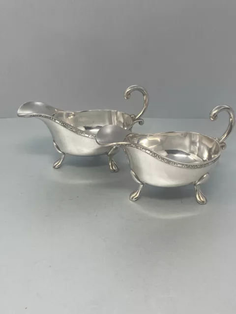 Pair of Silver Plated Sauce boats