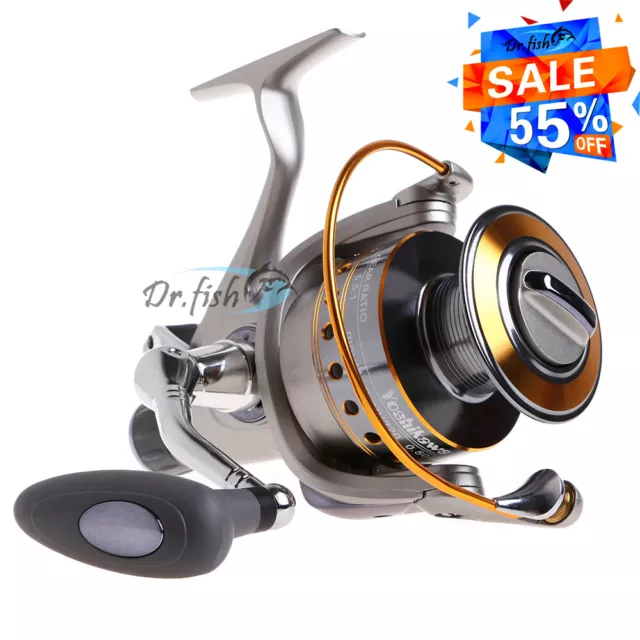 Dr.Fish Saltwater Spinning Reel 11000 Super Large 10BB Offshore Fishing  Tuna