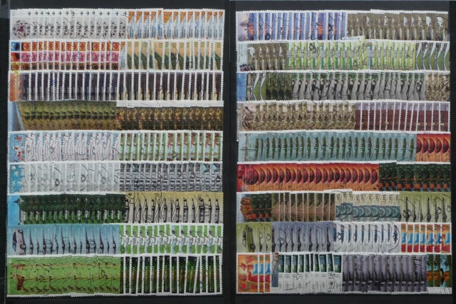 ALLEMAGNE  DEUTSCHLAND lot de 1070 timbres 4 scans