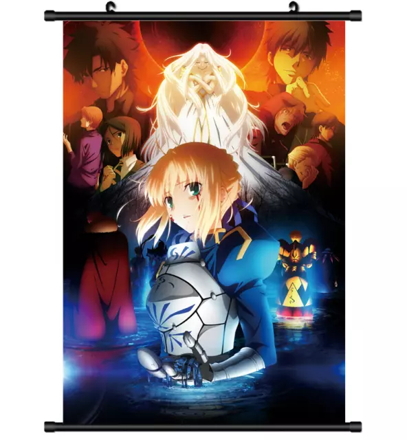 4056 Anime Fate zero Saber Gilgamesh wall Poster Scroll