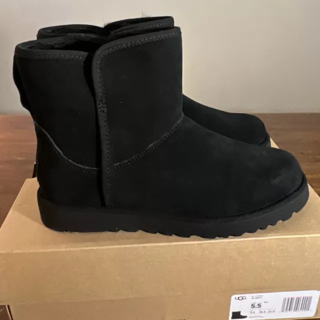 Ugg Cory Ii 1125792 Woman’s Size 5.5 Boots Black (100% Authentic) Brand New