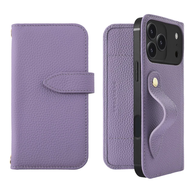 HANATORA FOR IPHONE 17 Case, Flip-type, Genuine Leather