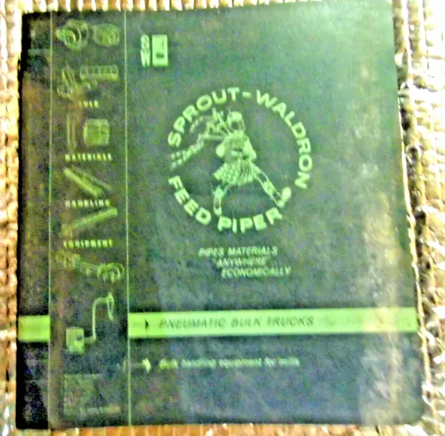 1965 Sprout Waldron Feed Piper Pneumatic Bulk Trucks Parts Catalog & Dana Spicer