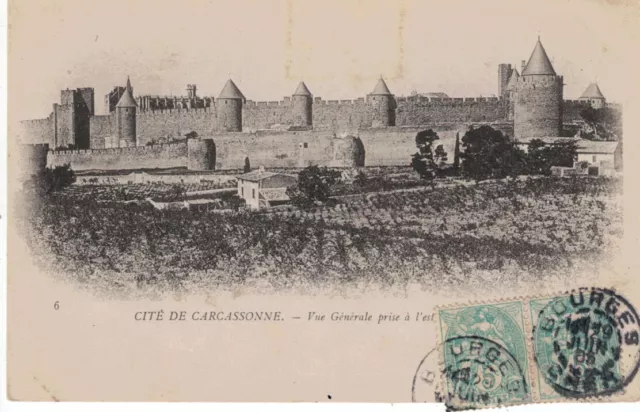 CPA Carte postale Ancienne de CARCASSONNE (11) vue