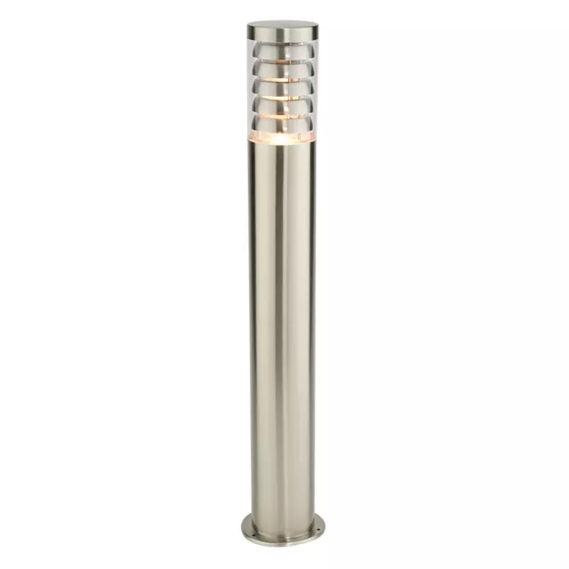 Saxby Tango Stainless Steel Outdoor Garden Patio E27 LED Bollard Post Light IP44