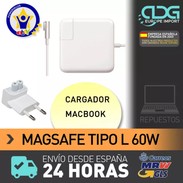 Cargador Macbook Magsafe 2 Carga rápida magnética 45W Indicador