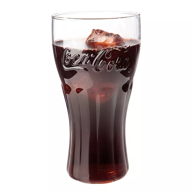 Deko Cola-Glas mit Eis 7,5 x 14,5 cm Lebensmittel-Attrappe Getränkenachbildung