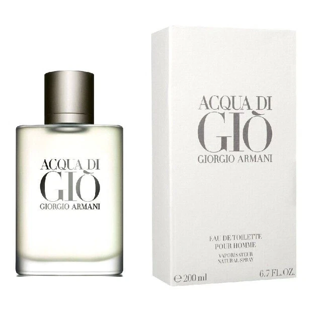 Armani ACQUA DI GIO 200 ml pour Homme Eau de Toilette EDT