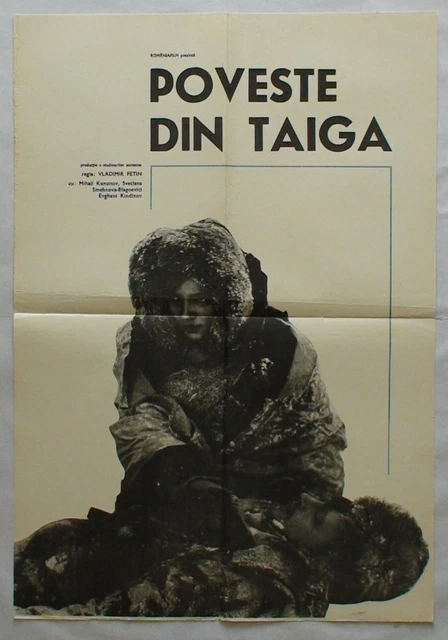 MOVIE POSTER=A TAIGA Story(1979)/Tayozhnaya pov /Pove din taiga609 ...