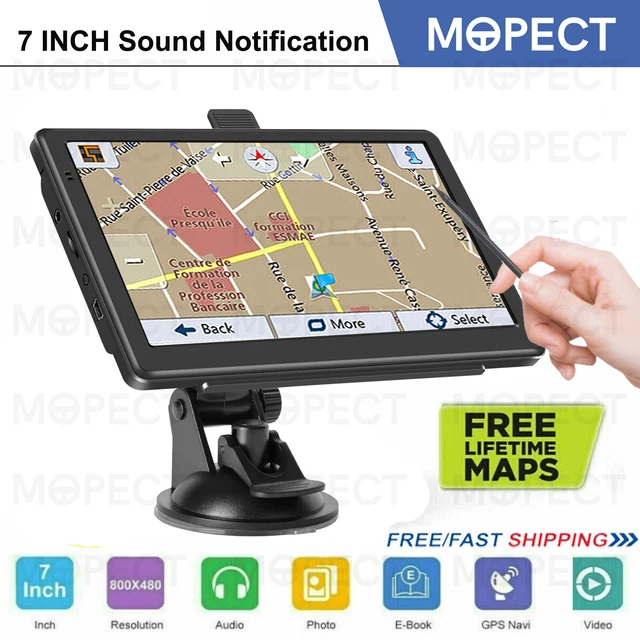 Navigatore GPS 9 Pollici 2024 Per Auto E Camion – Mappe EU/UK, Aggiornamenti A Vita, Guida Vocale E Autovelox